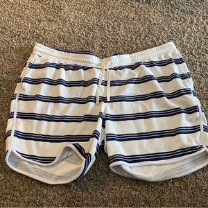Lands End Size 4xl Cotton Stripe Comfy Shorts